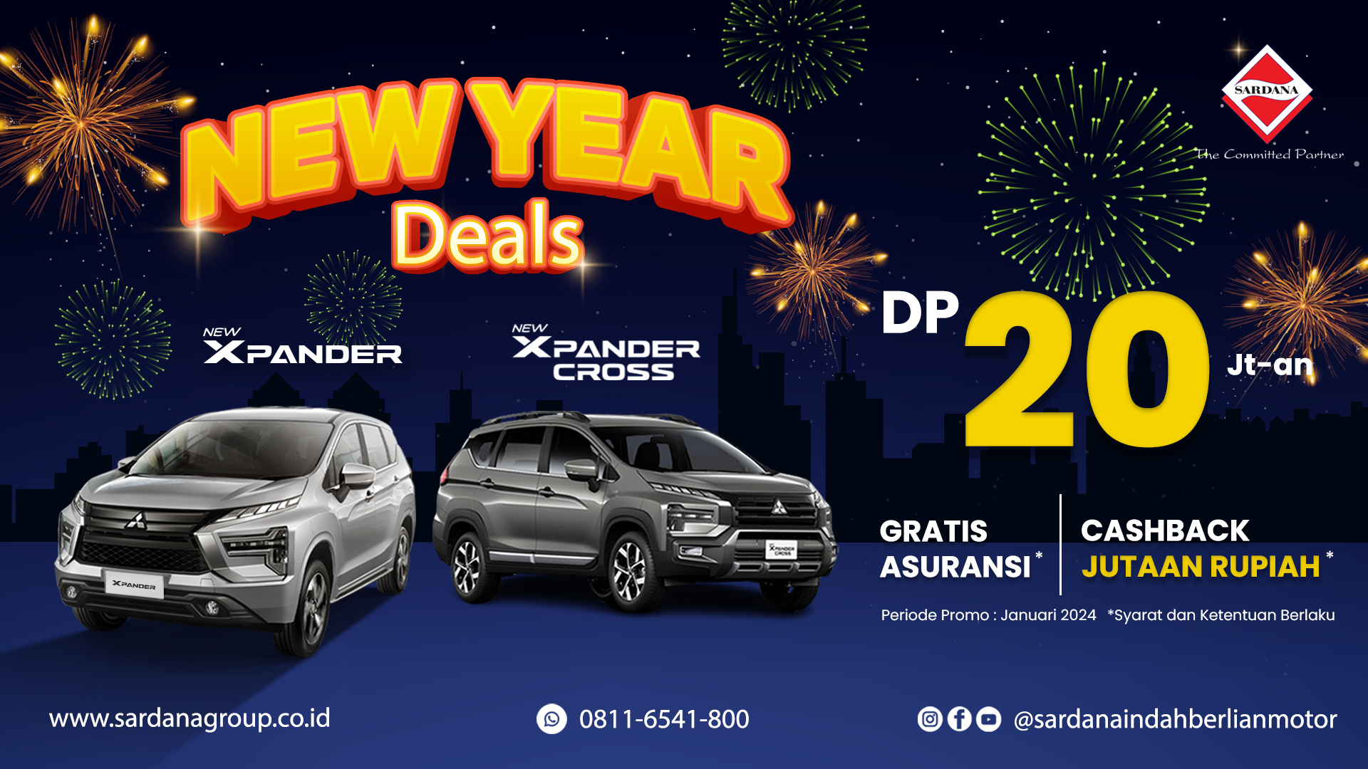 Promo, Simulasi Kredit dan Harga Mitsubishi New Xpander Kota Medan Januari 2024